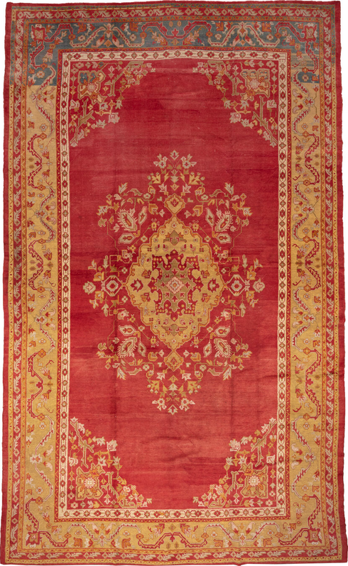 Antique Oushak Area Rug (12' x 20')